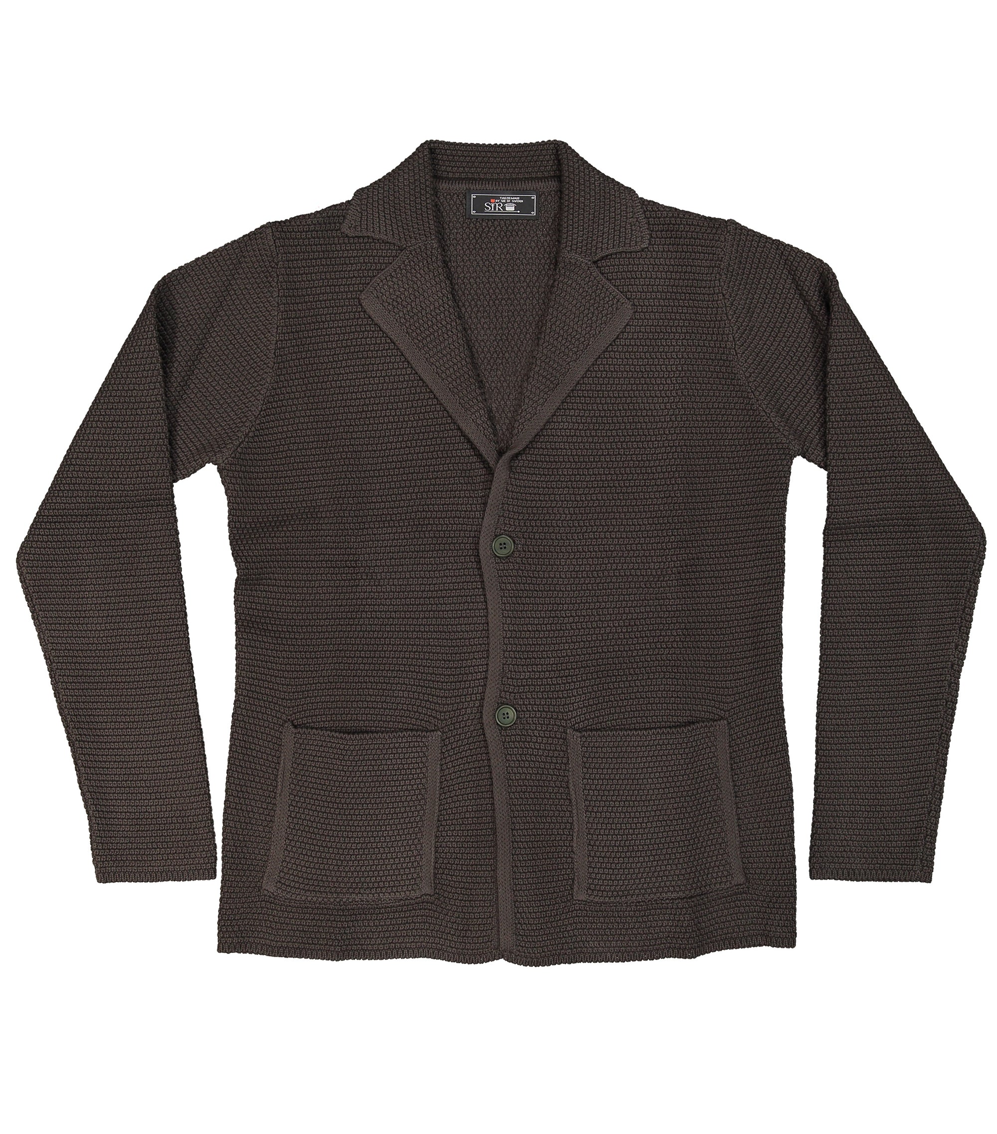 Matera Green Knitted Jersey Jacket