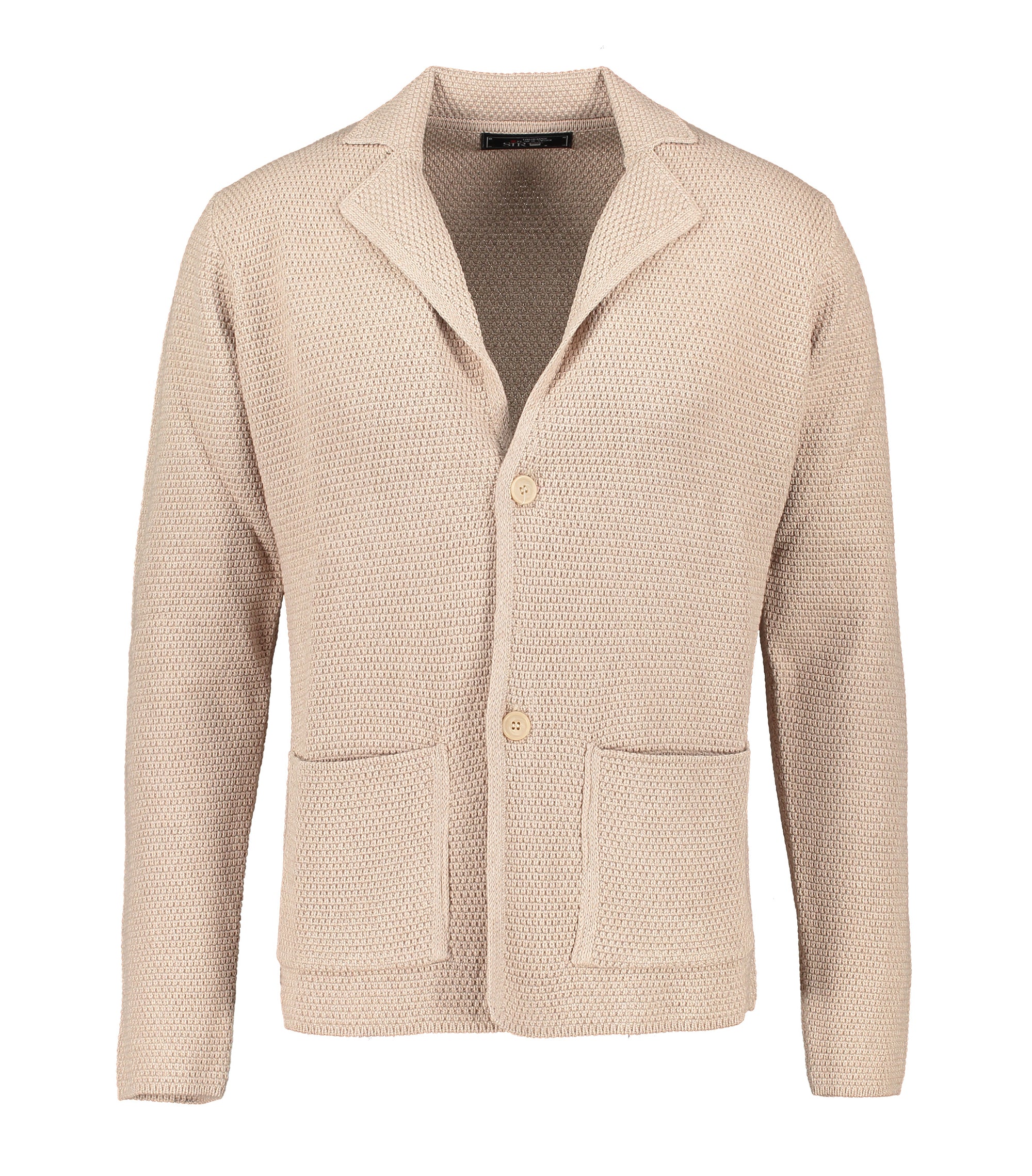 Matera Beige Knitted Jersey Jacket