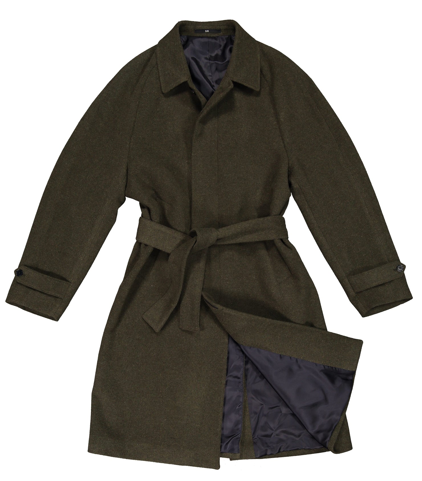 Neo Belt Green Coat