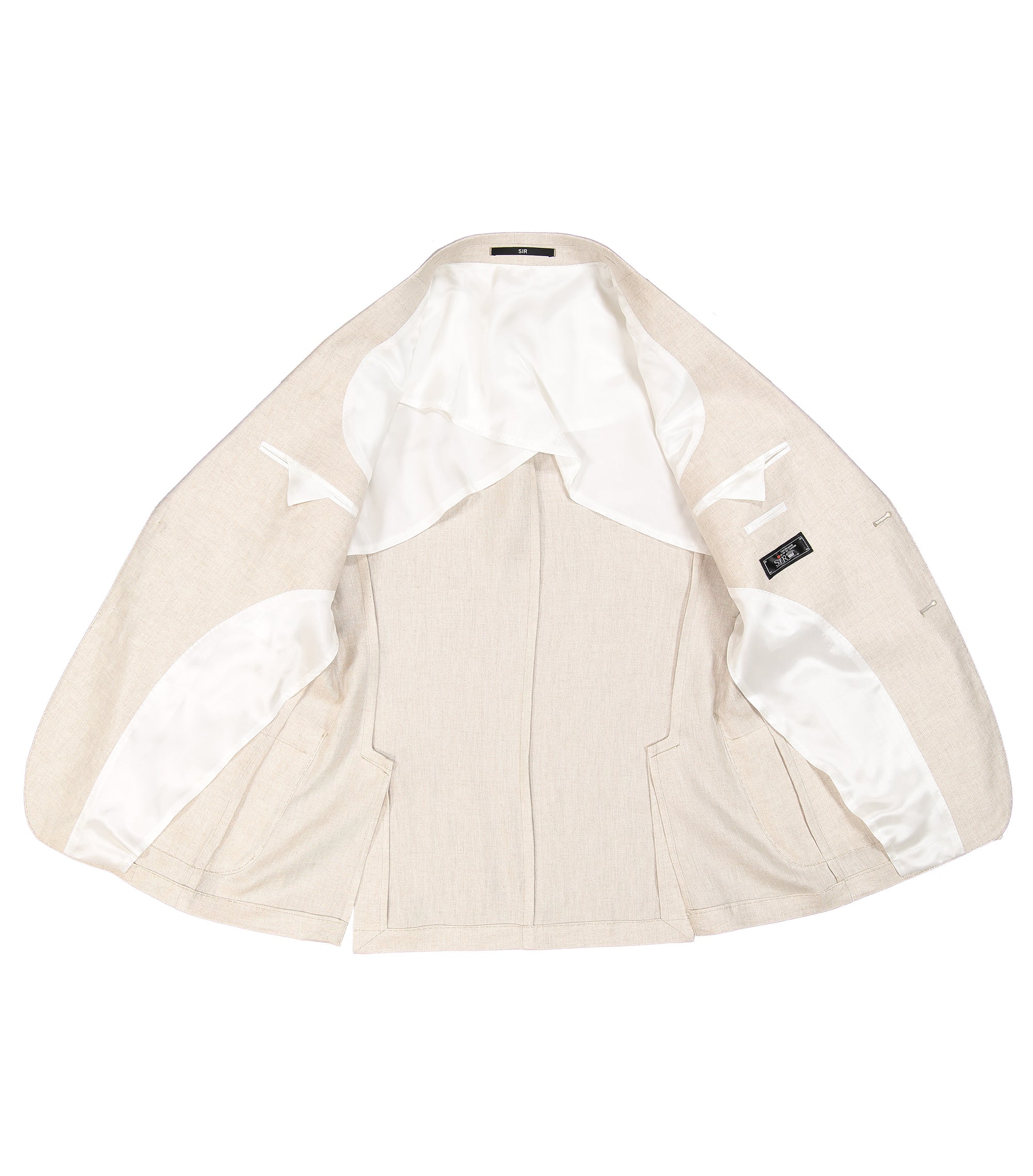 Ness Beige Linen Jacket