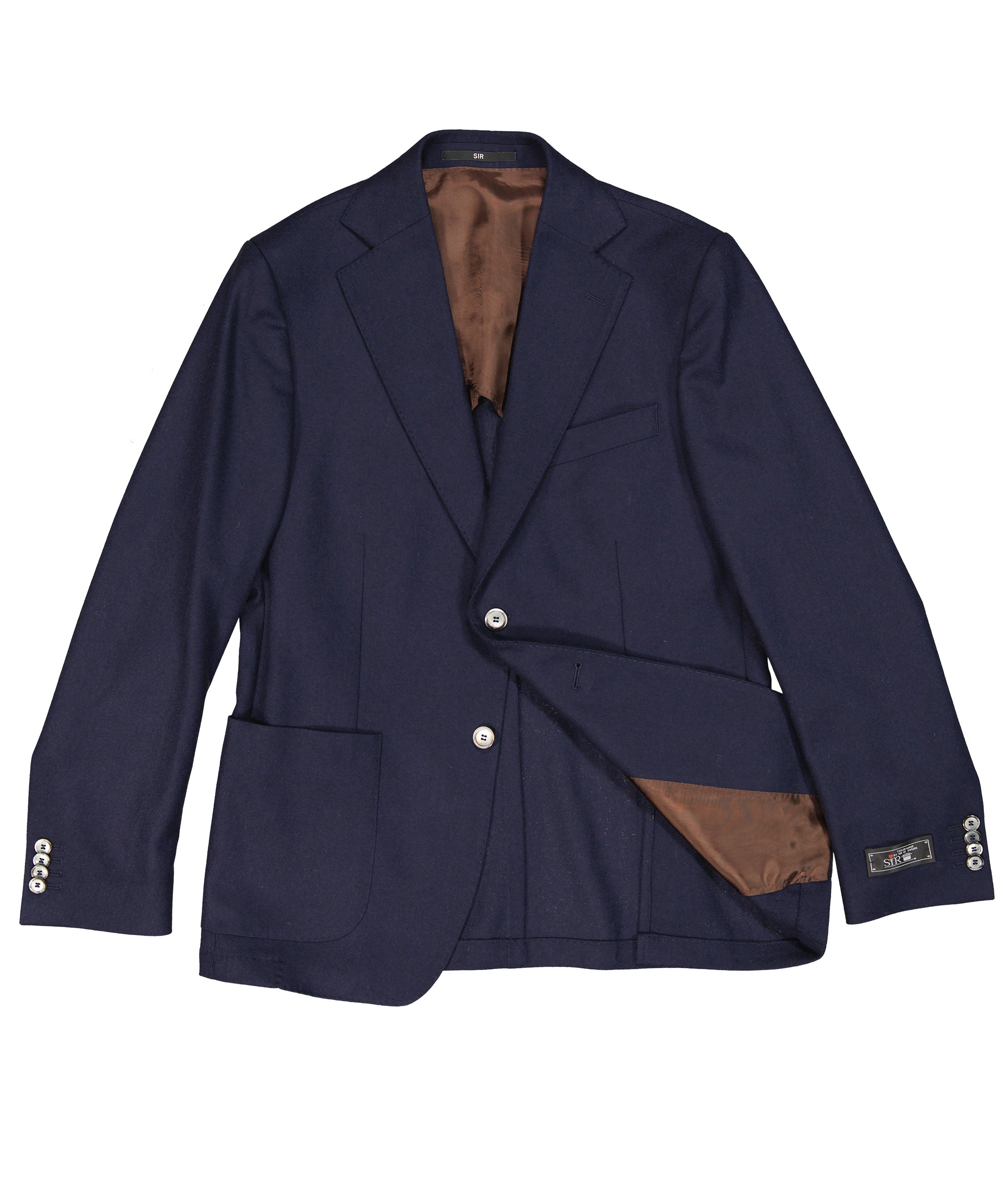 Ness Navy Flannel Jacket