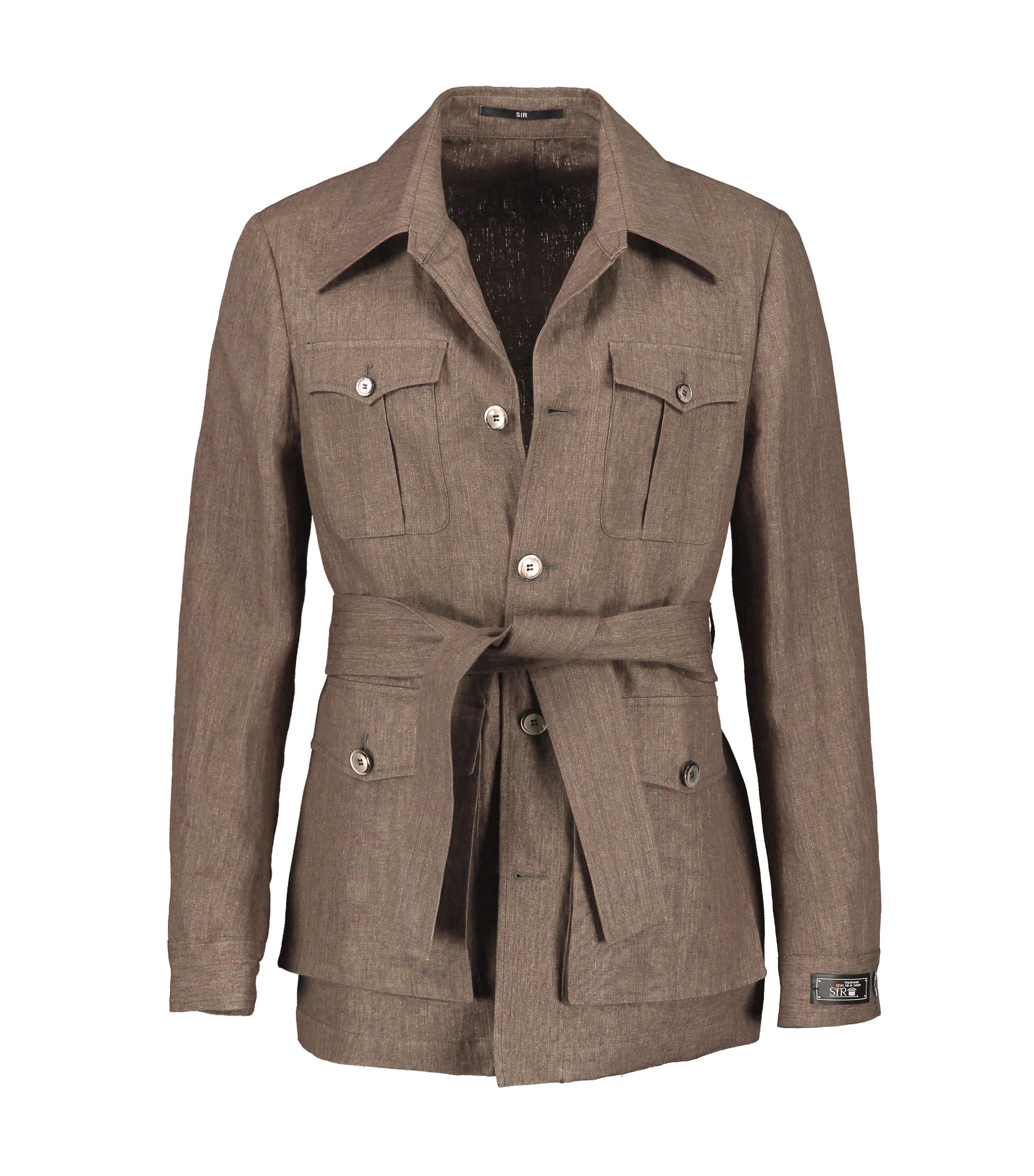 Stanley Brown Linen Safari Jacket