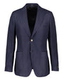 Ness Navy Linen Jacket