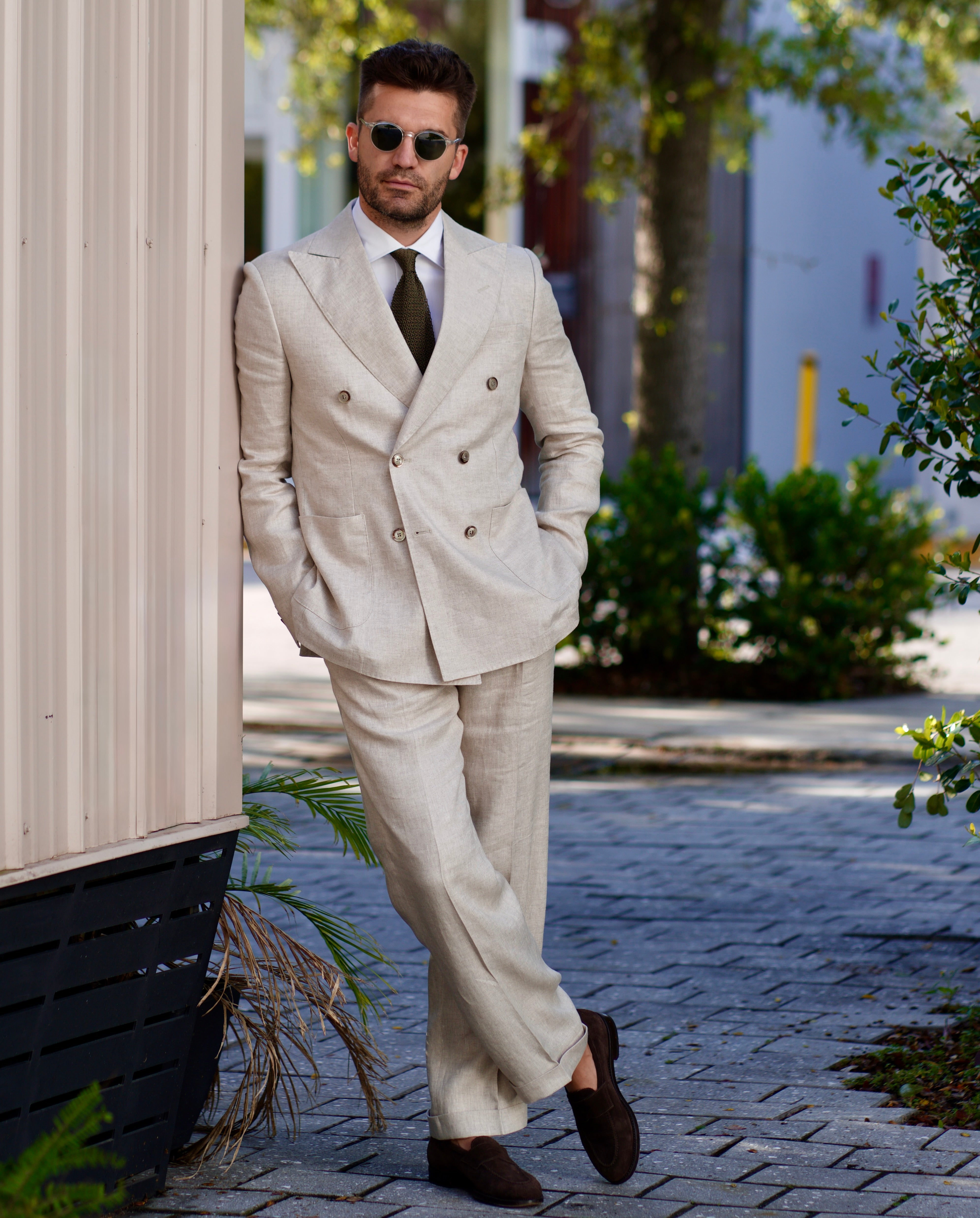 Malone DB Beige Linen jacket – SIR of Sweden