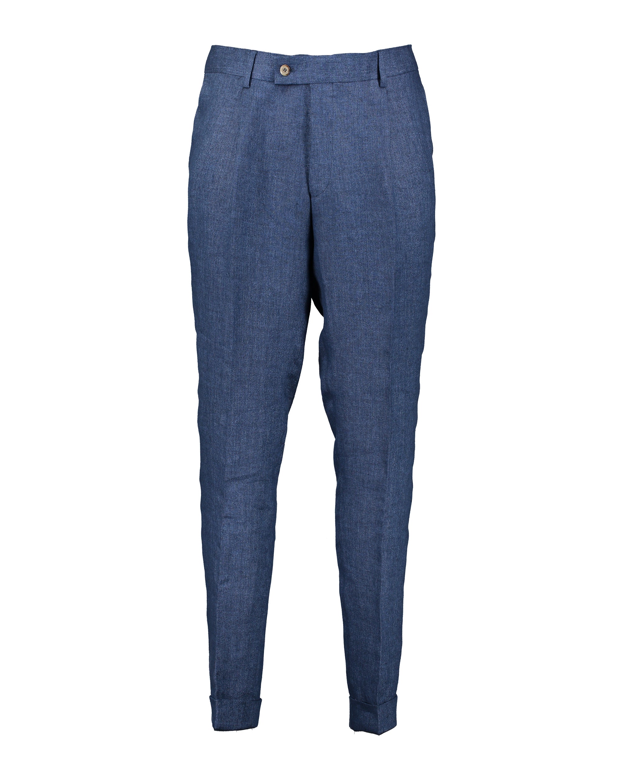 Alex Blue Linen Trousers