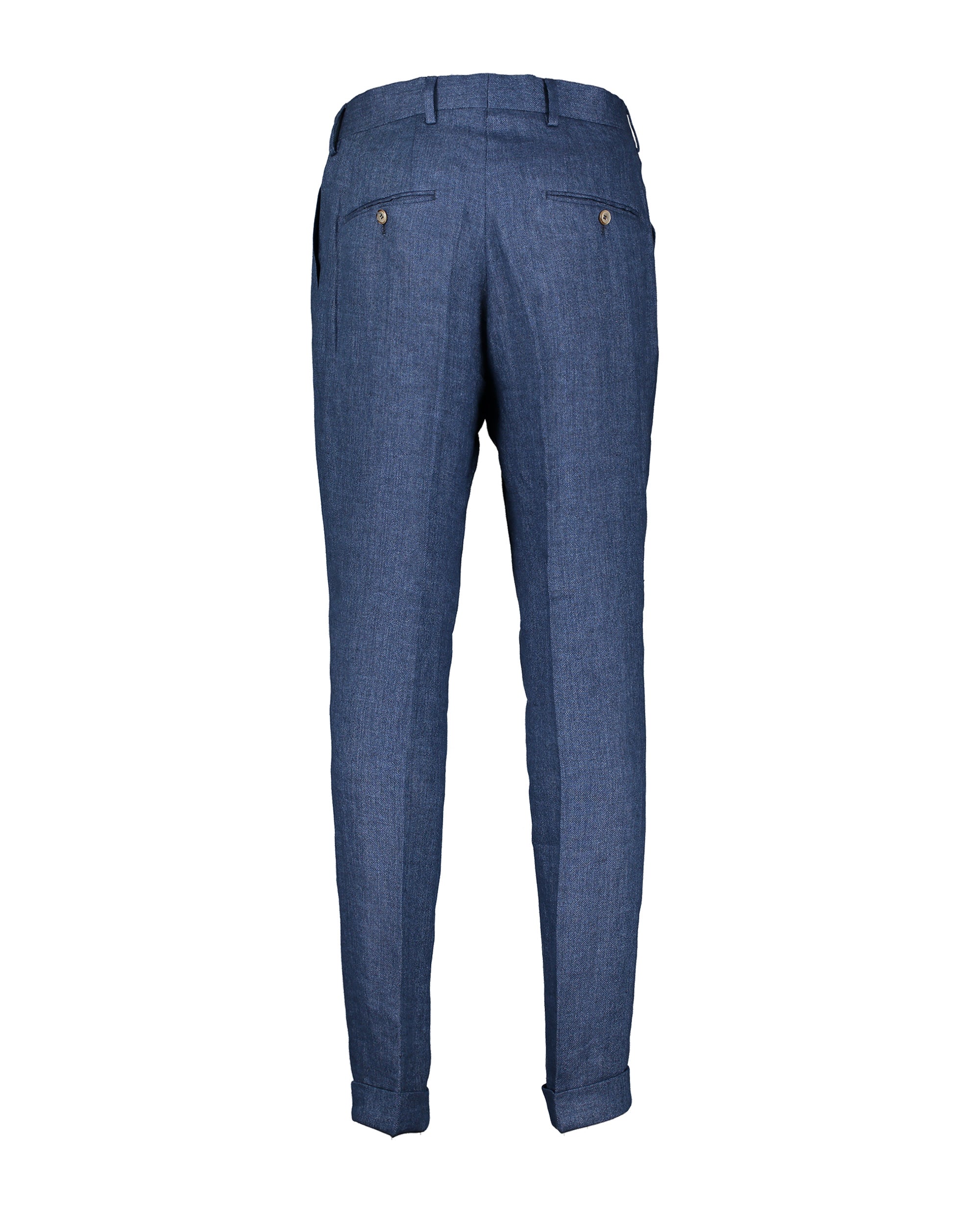 Alex Blue Linen Trousers