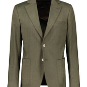 Ness Green Linen Stretch Jacket
