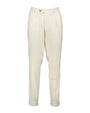 Alex White Linen Stretch Trousers