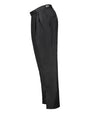 Brett Black Flannel Trousers