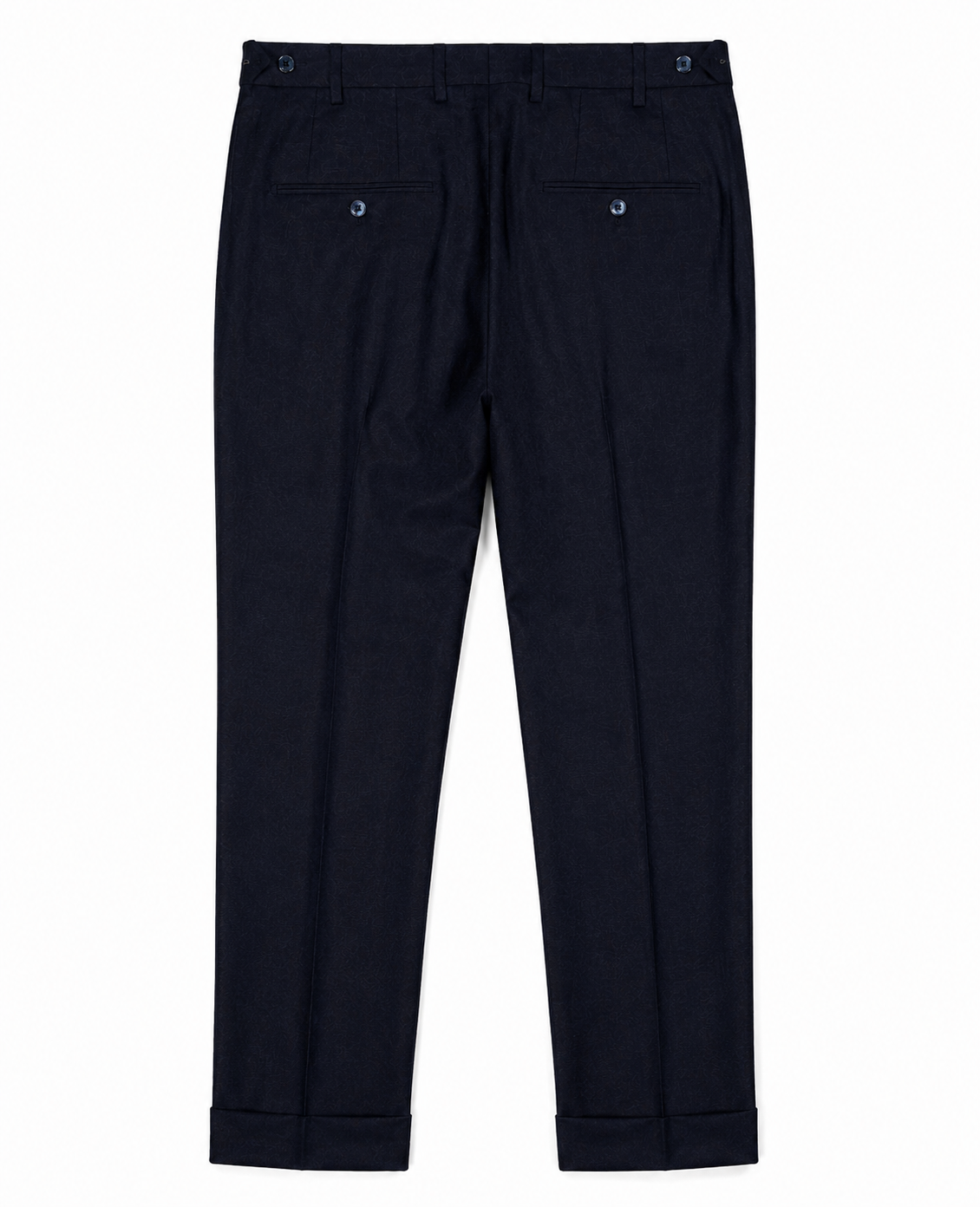Brett Blue Flannel Trousers