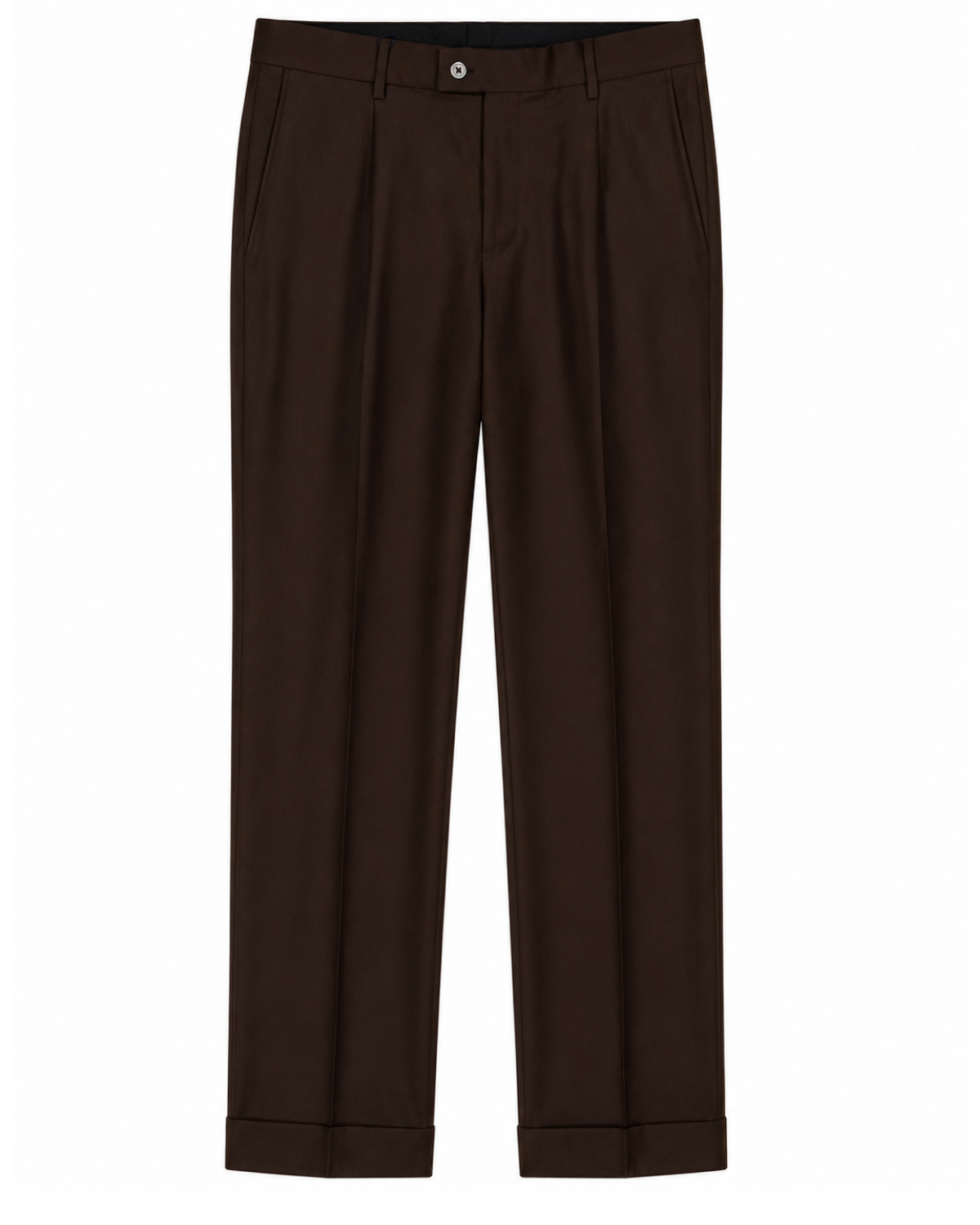 Sonny Dark Brown Flannel trousers