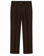 Sonny Dark Brown Flannel trousers