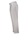 Brett Light Grey Flannel Trousers