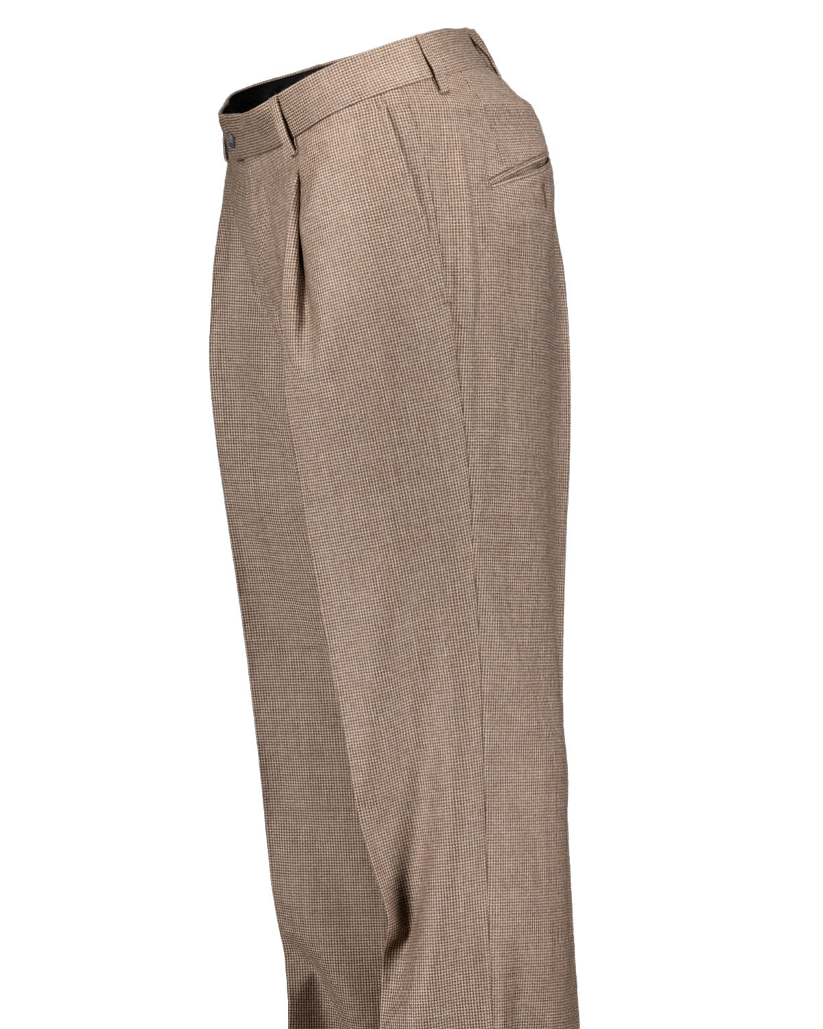 Sonny Wide Brown Pepita Trousers