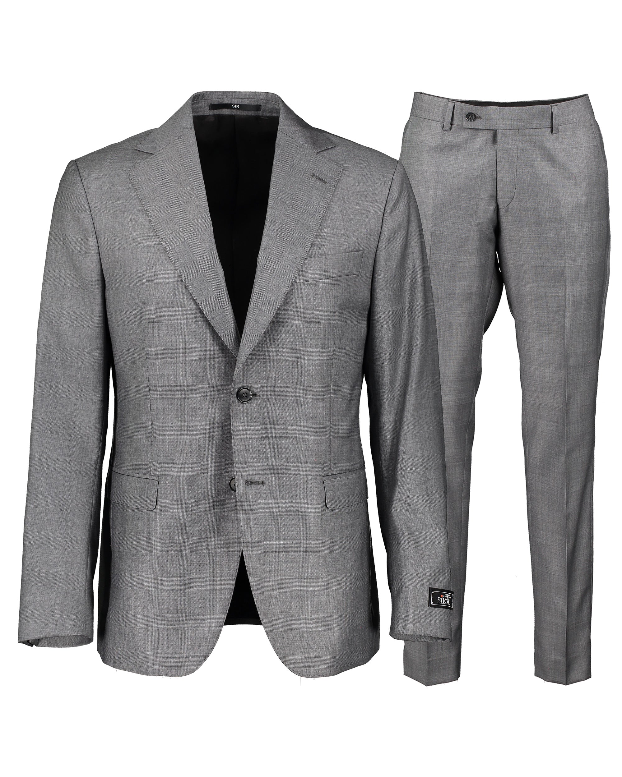 Eliot Grey Checked Suit