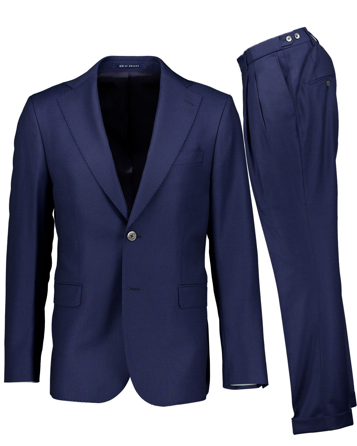 Eliot Navy Birdseye Suit