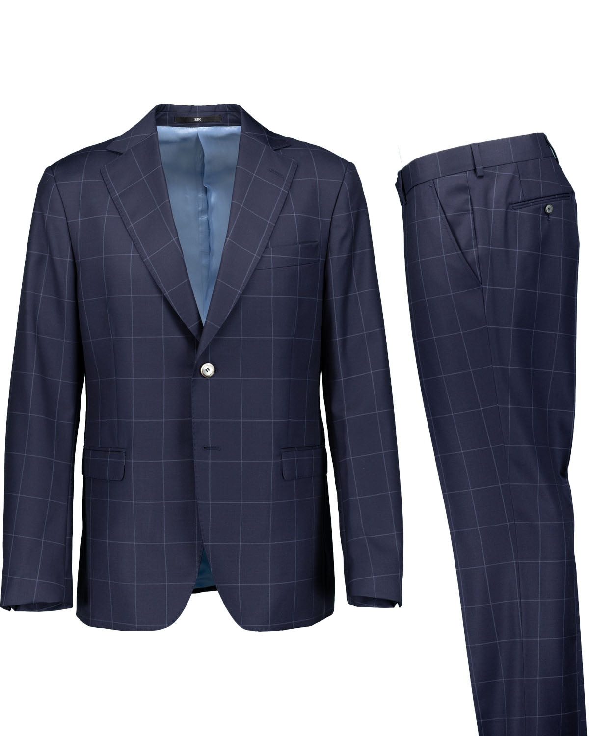 Eliot Navy VBC Windowpane Suit