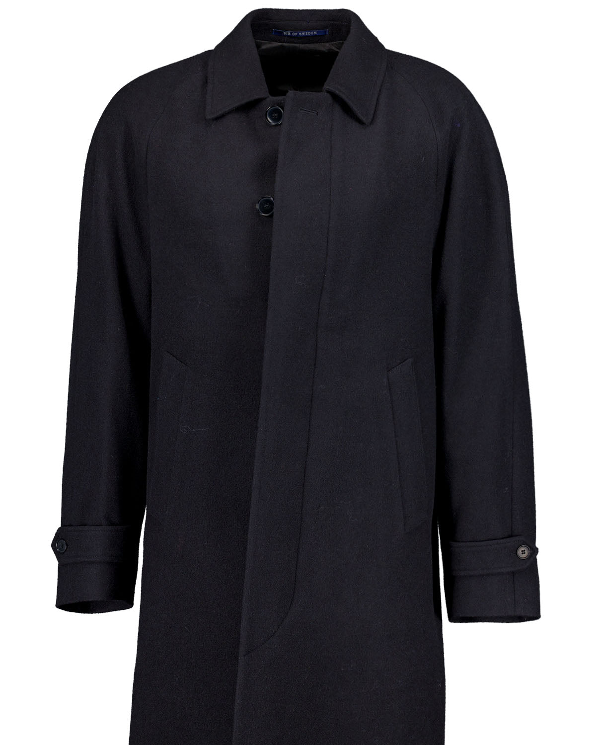 Matrix Black Raglan Coat