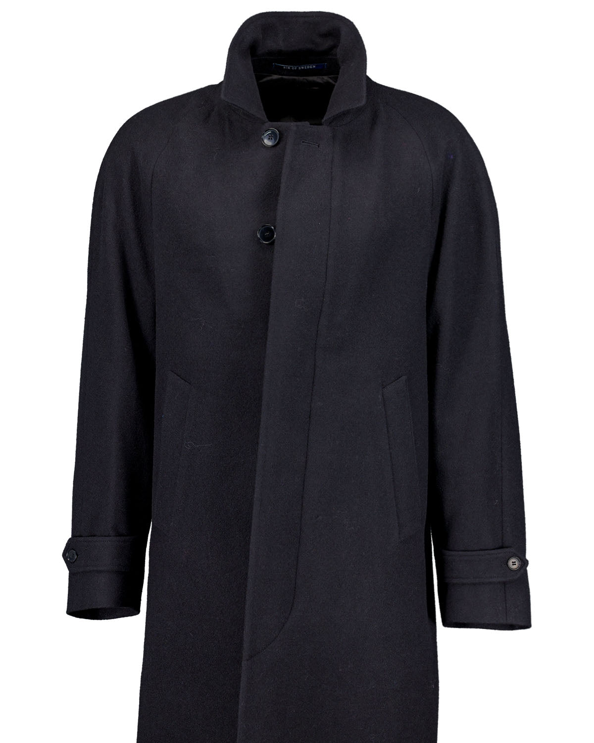 Matrix Black Raglan Coat