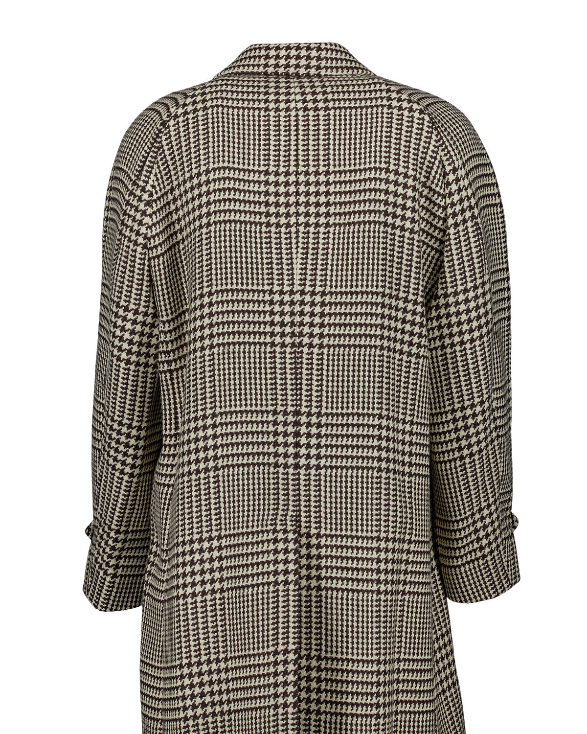 Matrix Brown/White Raglan Coat