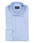 Light blue dress shirt with a visible brand label on a white background