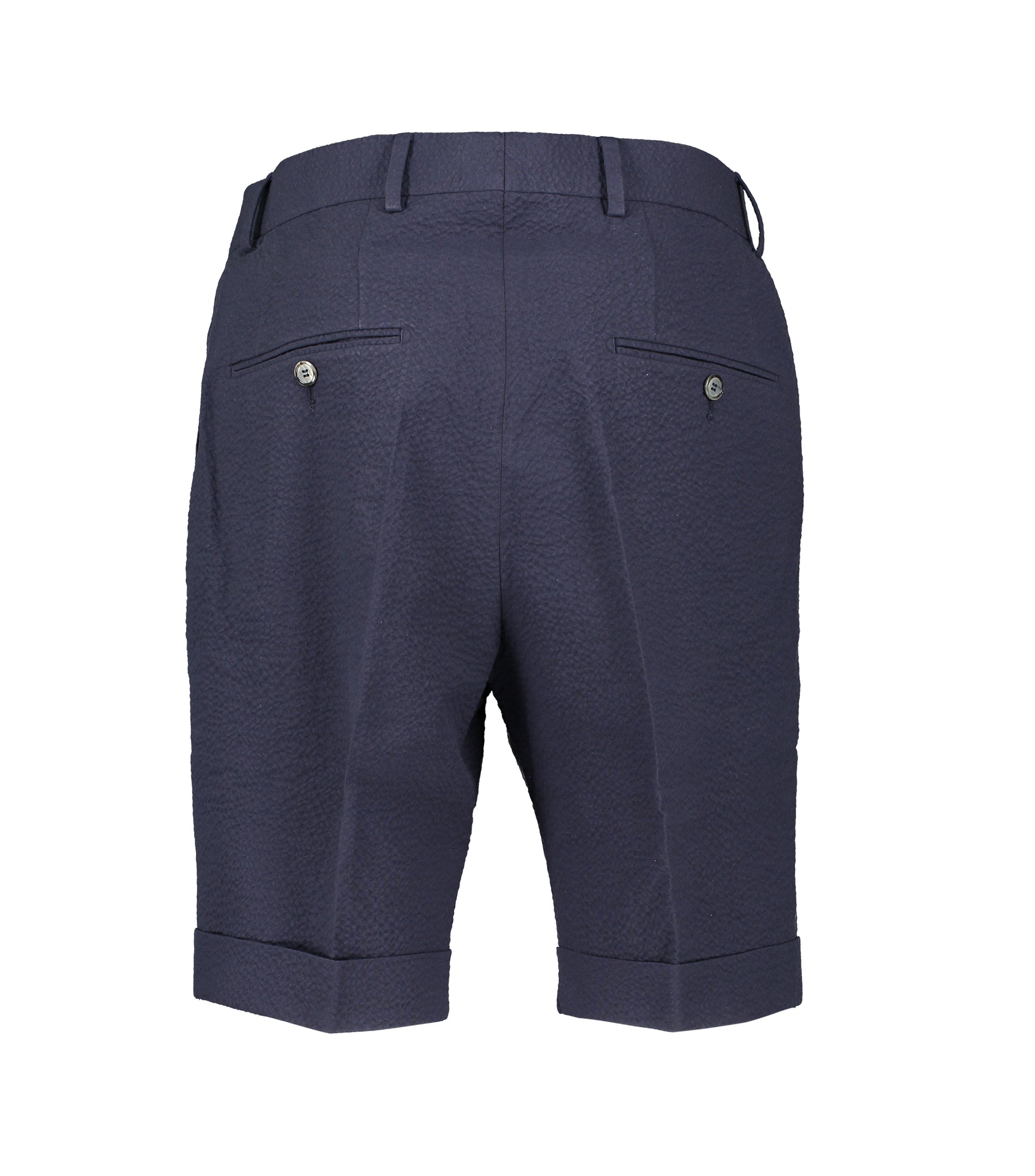 Charlie Navy Seersucker Shorts