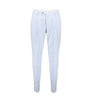 Alex Light Blue Striped Seersucker Trousers