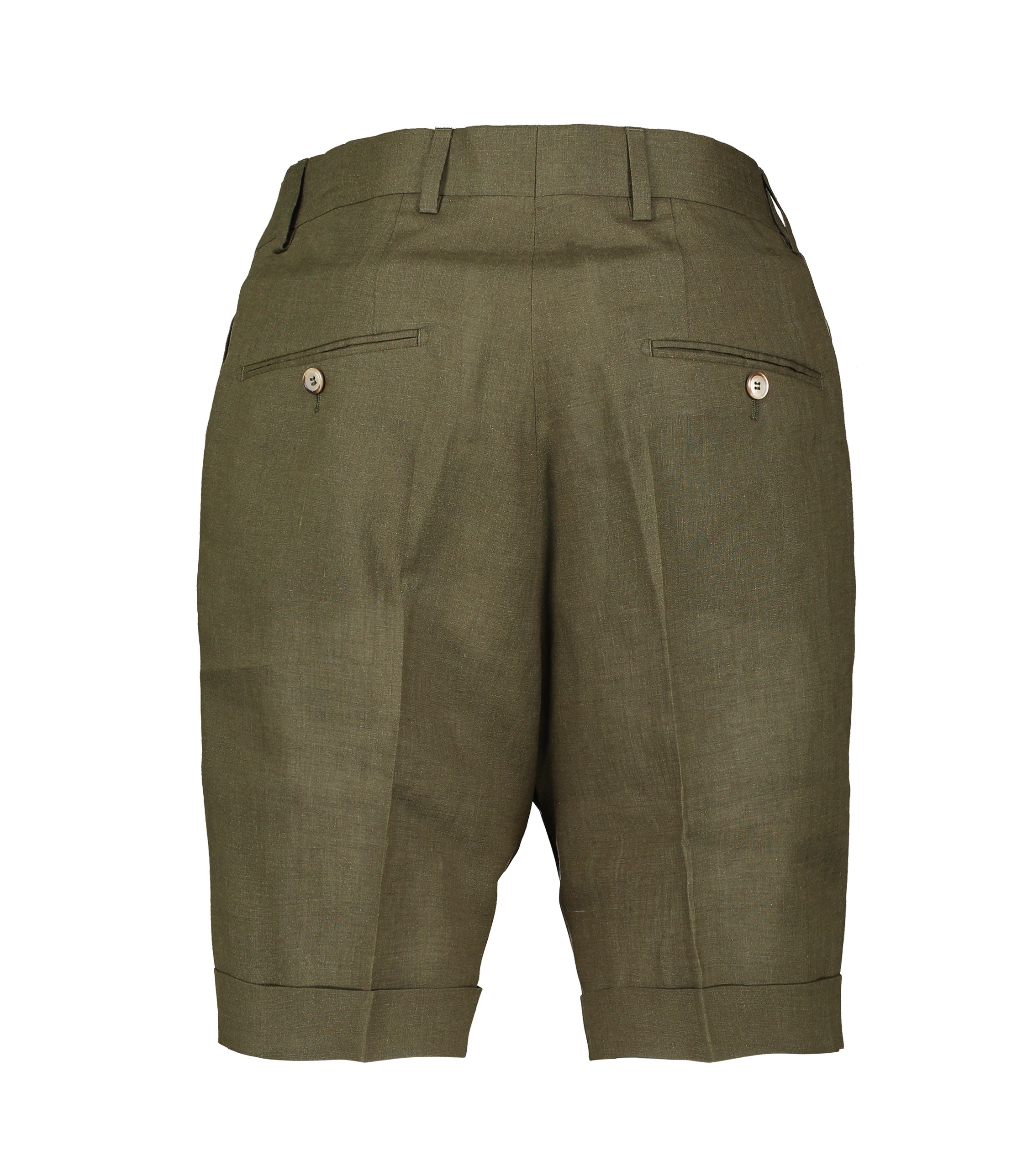 Charlie Green Linen Shorts