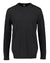 Black crewneck sweater