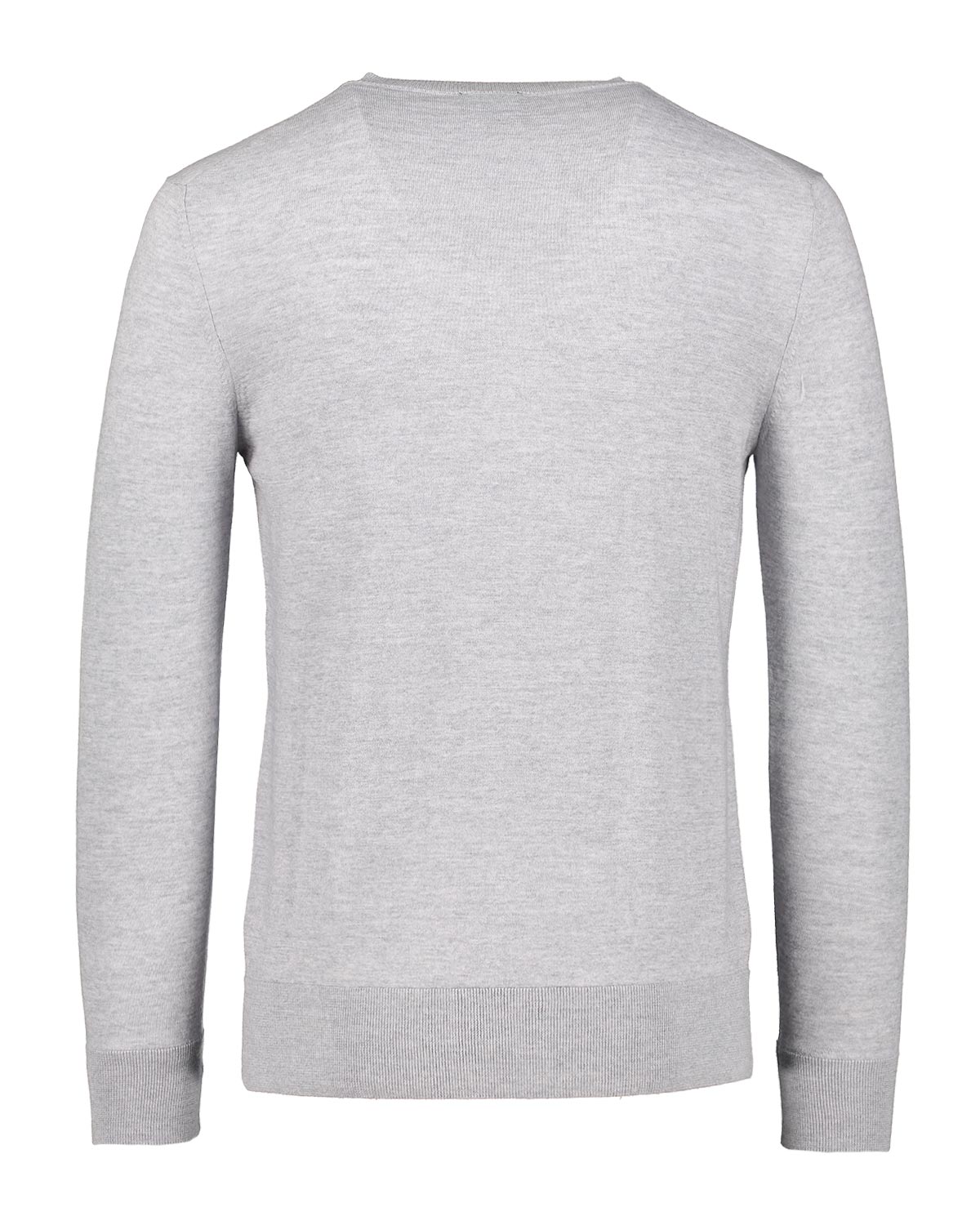 Gray sweater on a white background