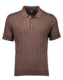 Rick Tobacco Silk/Cotton Polo