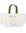 White tote bag with green handles featuring 'Båstad Tennis' text and logo on a white background