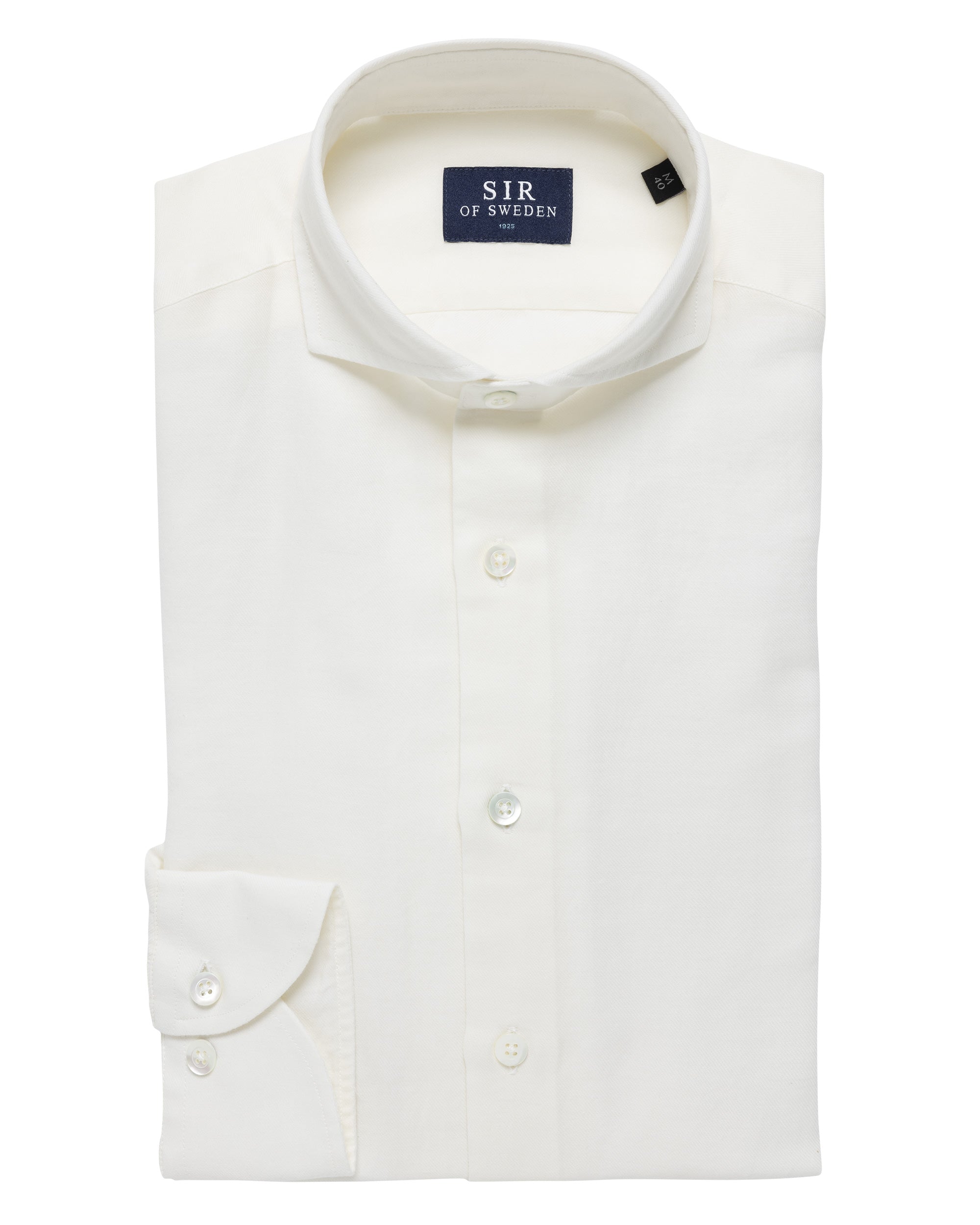 Agnelli White Cotton Cashmere Shirt