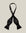 Butterfly Black Satin Bow Tie