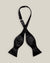 Butterfly Black Satin Bow Tie