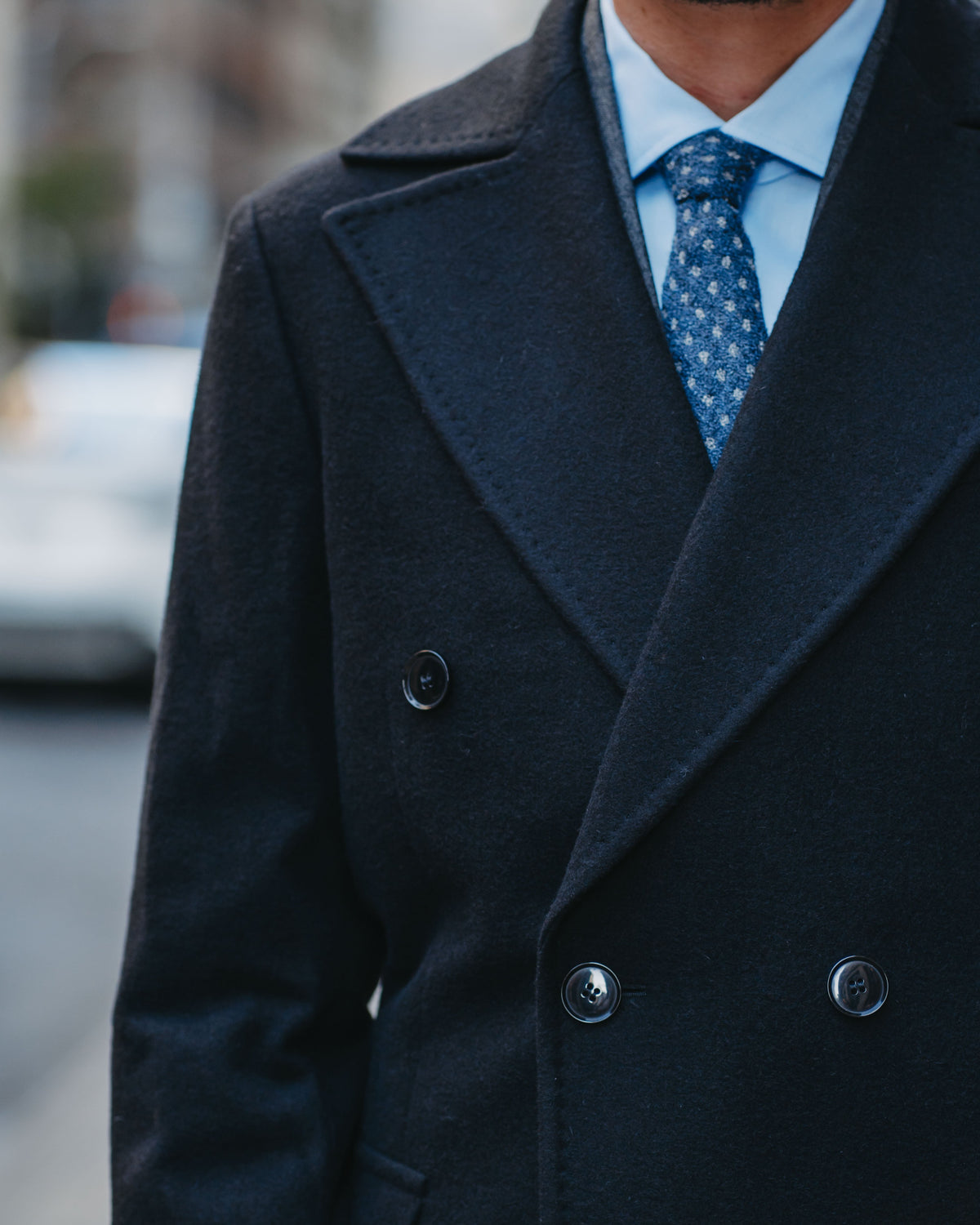 Coppola Black Polo Coat