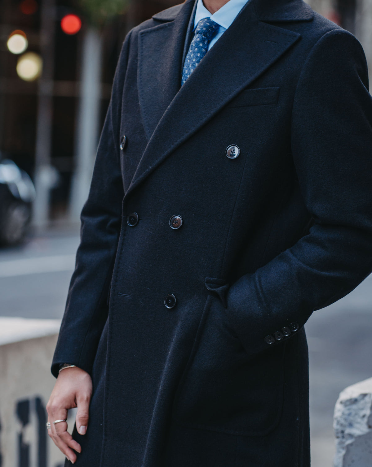 Coppola Black Polo Coat