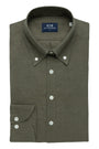 Jerry Pop Green Linen Popover Shirt