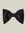 Ready-Tied Black Satin Bow Tie