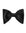 Ready-Tied Black Satin Bow Tie