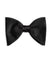 Ready-Tied Black Satin Bow Tie