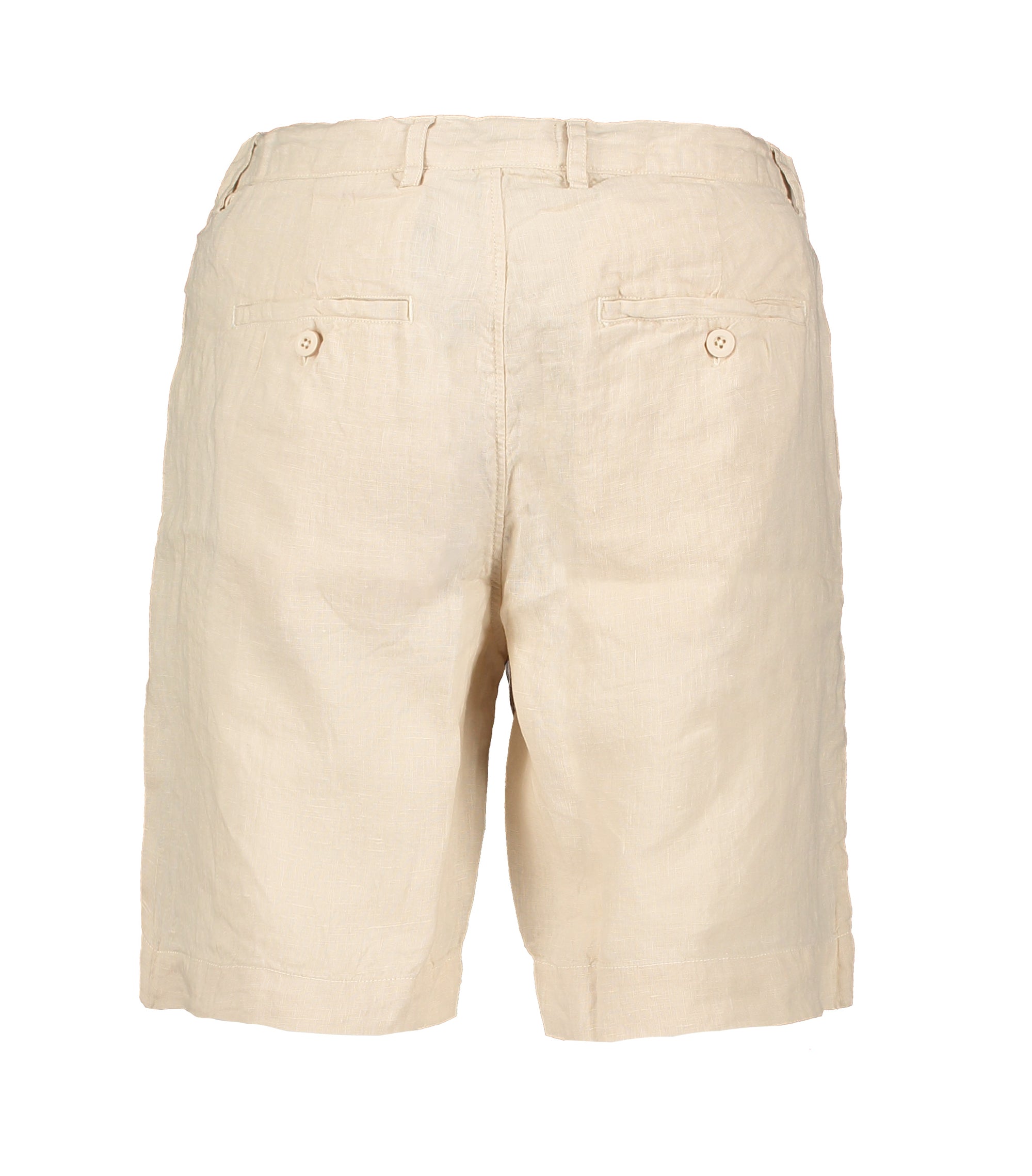 Alan Beige Linen Shorts