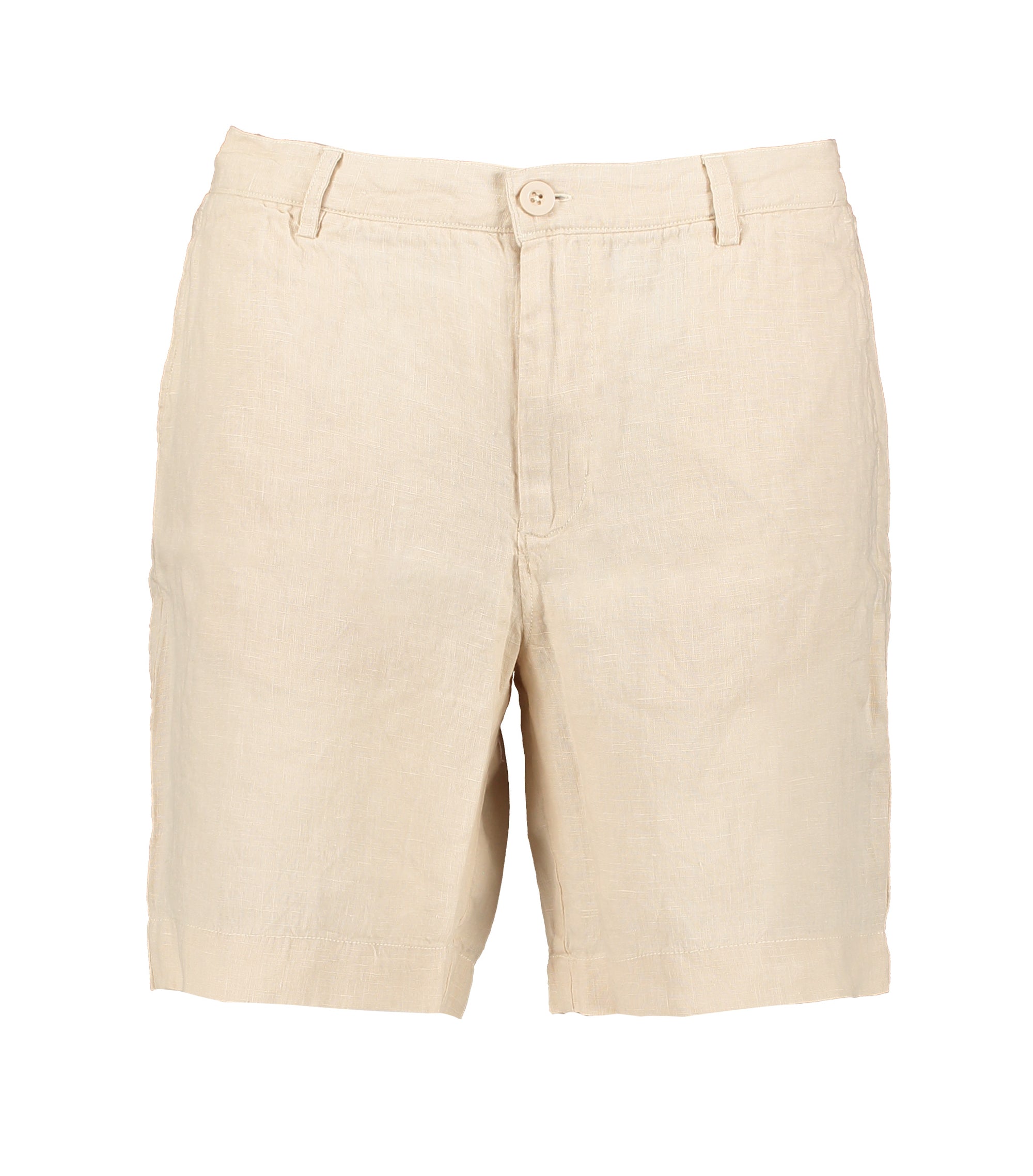 Alan Beige Linen Shorts