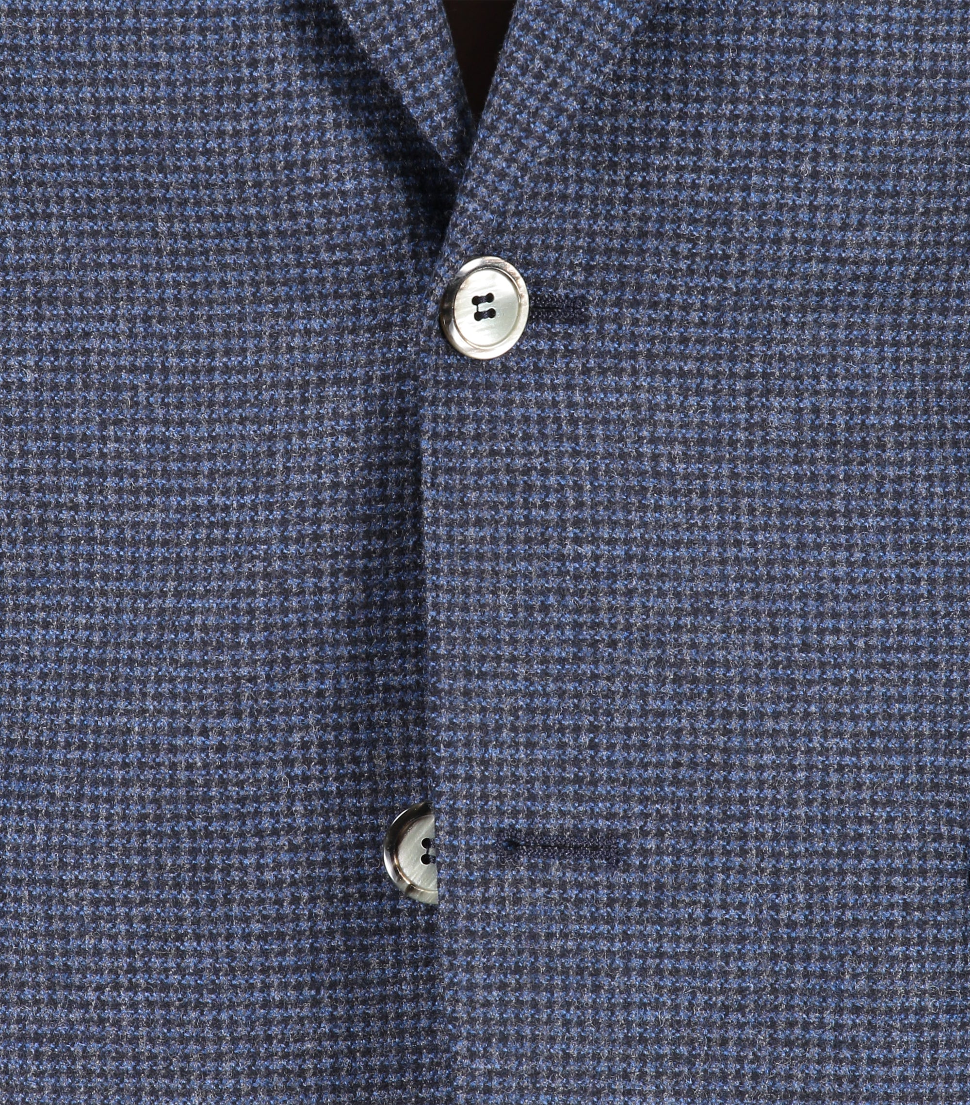 Eliot Blue Houndstooth Flannel Jacket