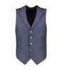 Joel Blue Houndstooth Flannel Waistcoat