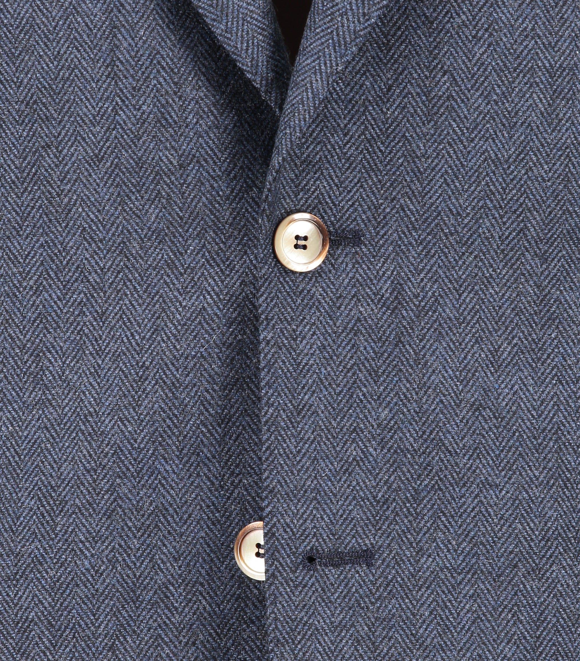 Eliot Blue Herringbone Jacket