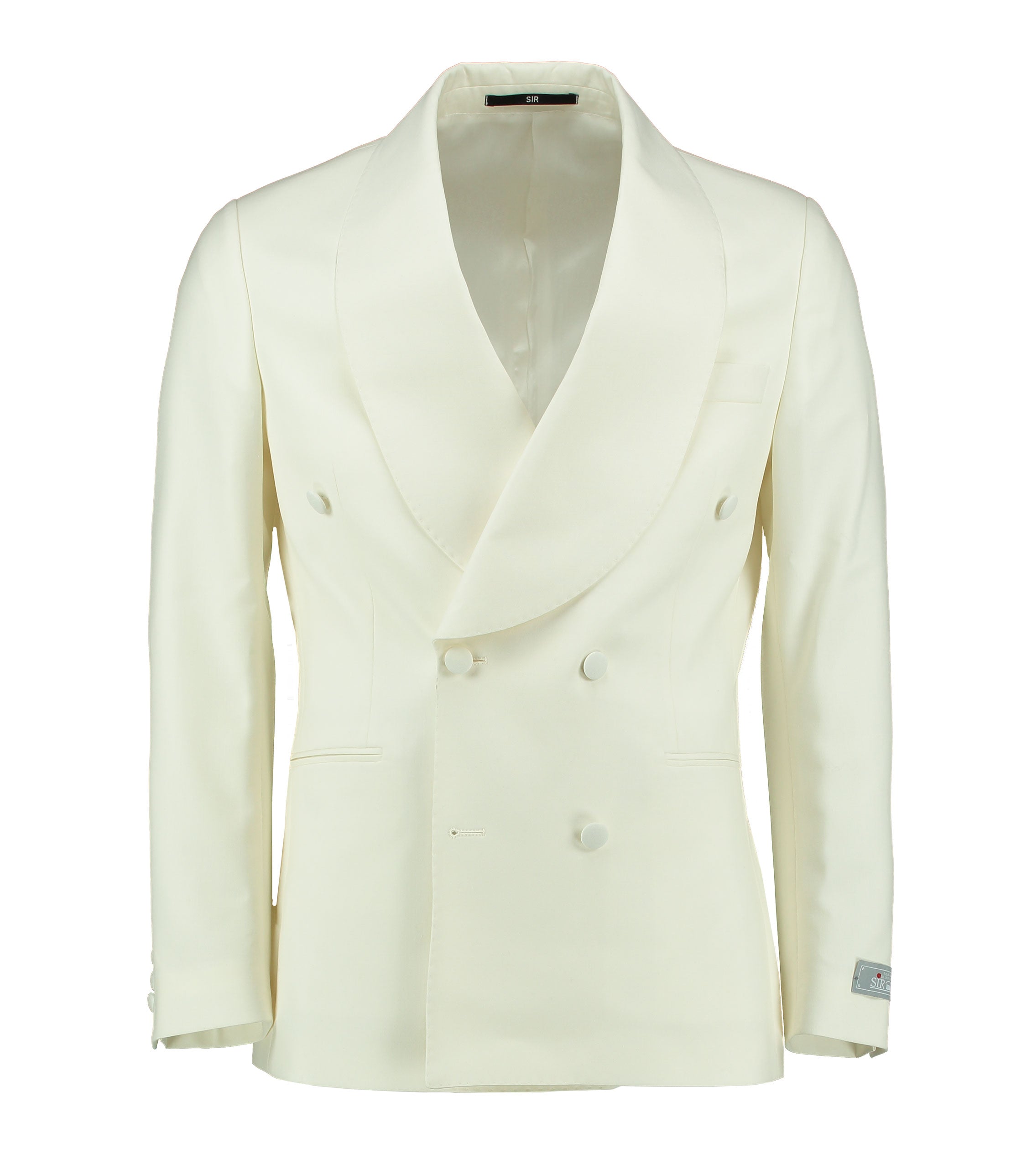 Pierce White Double-Breasted Dinner Jacket