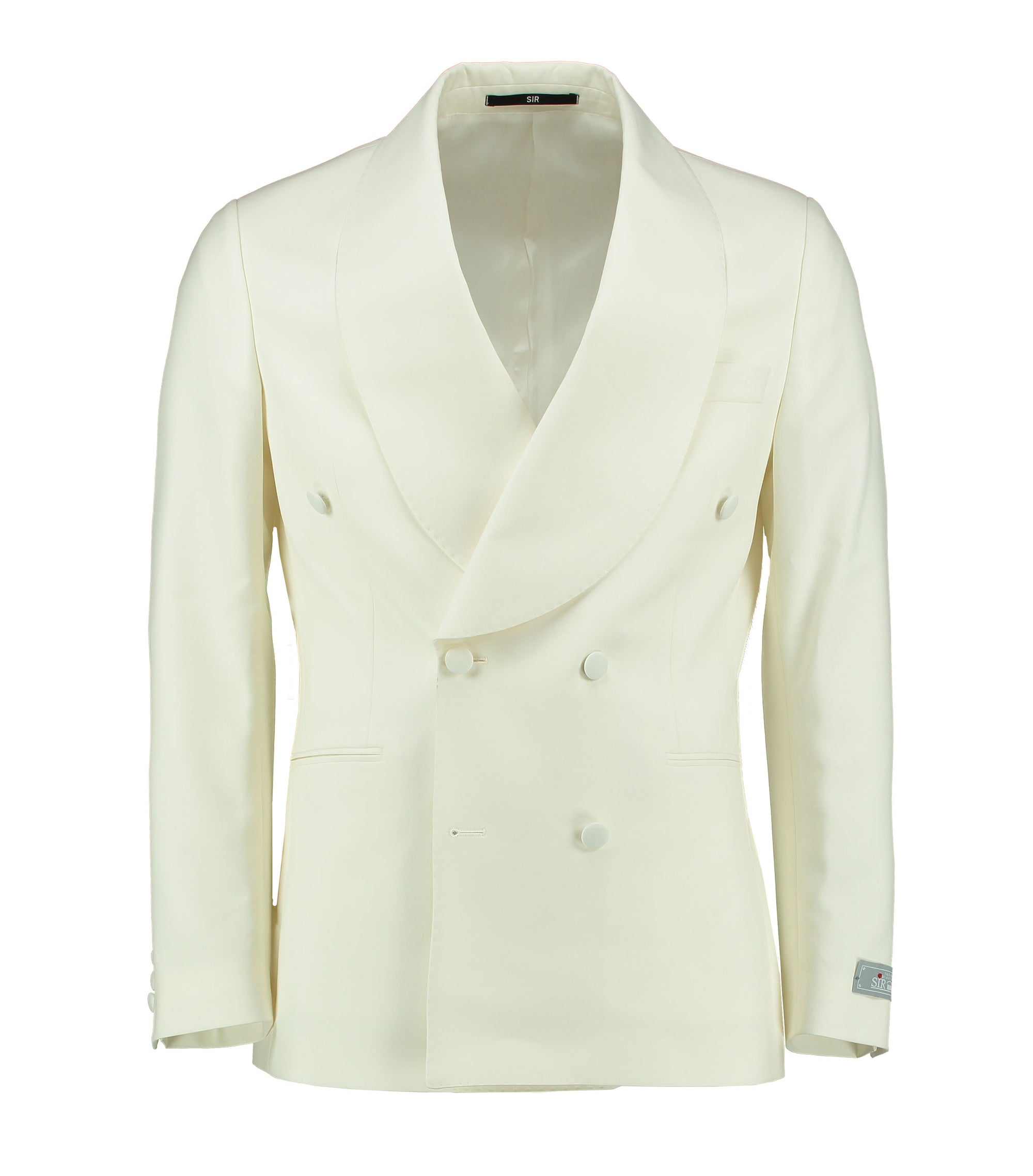 Pierce White Double-Breasted Dinner Jacket