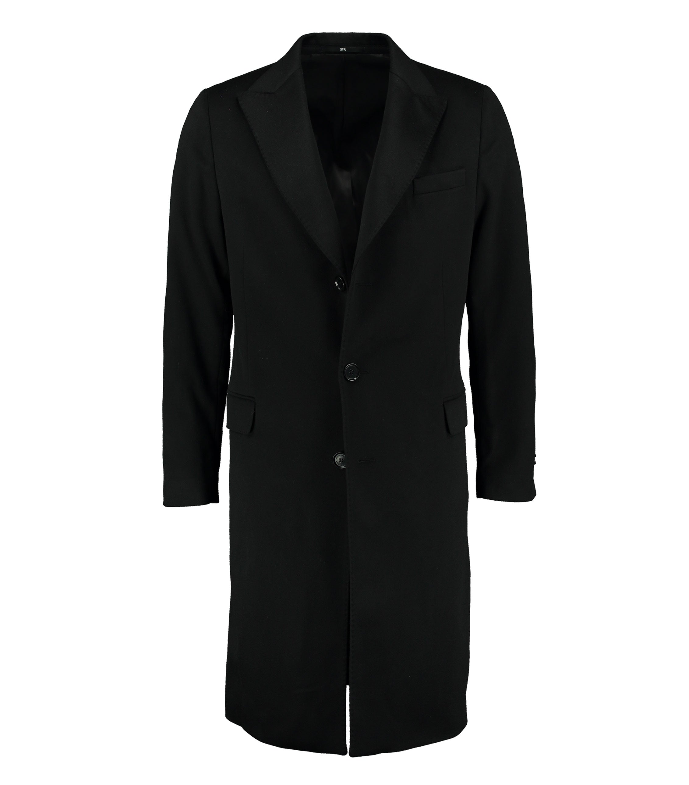 Hagen Black Cashmere Coat