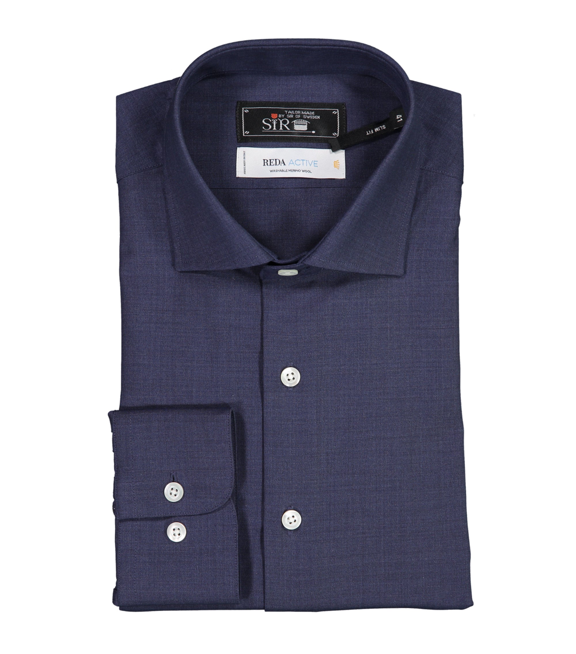 Gordon Navy Merino Shirt